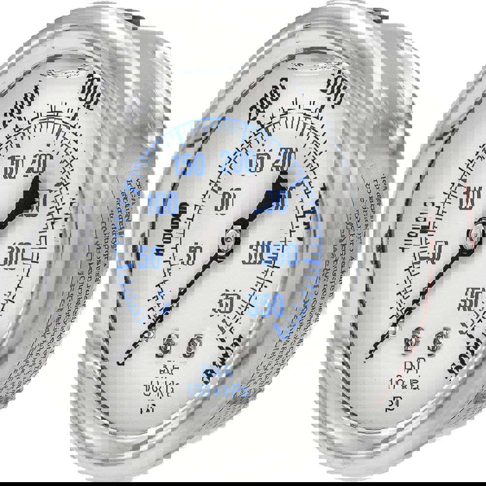 Pressure Gauges; Gauge Type: Industrial Pressure Gauges ; Scale Type: Dual ; Accuracy (%): 2-1-2% ; Dial Type: Analog ; Thread Type: 1/4
